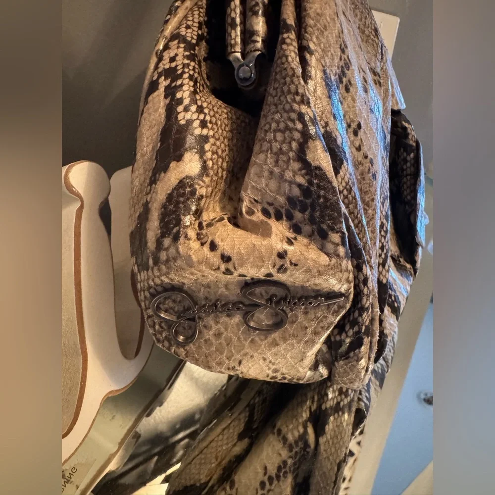 Jessica Simpson Python Embossed Purse - Picture 7 of 11